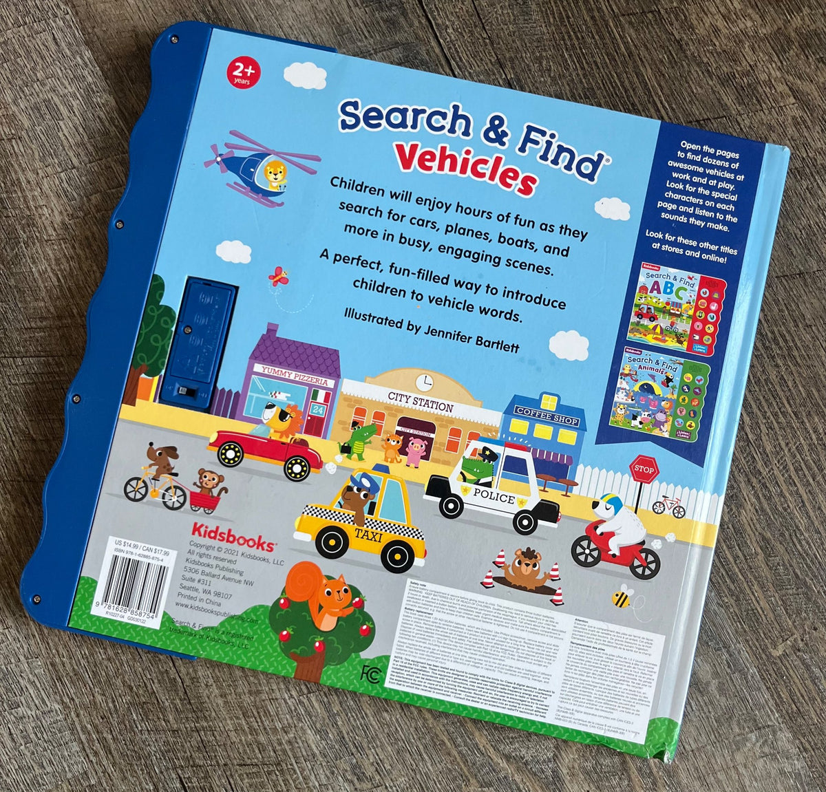 Search & Find Vehicles Book with Sounds