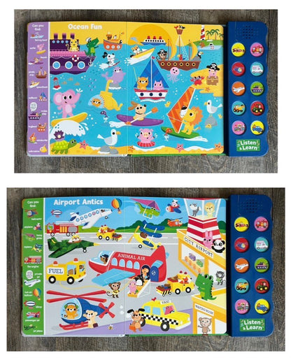 Search & Find Vehicles Book with Sounds