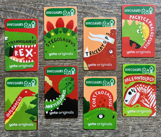 Yoto BrainBots Dinosaurs Card Set (8)