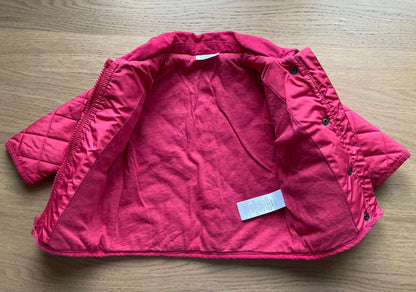 Pink Quilted Jacket, Size 3-6 mos, Kids 6 Month (3-6M)