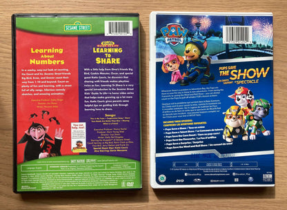 Bundle 2 DVD Sesame Street & Pups Save the Show