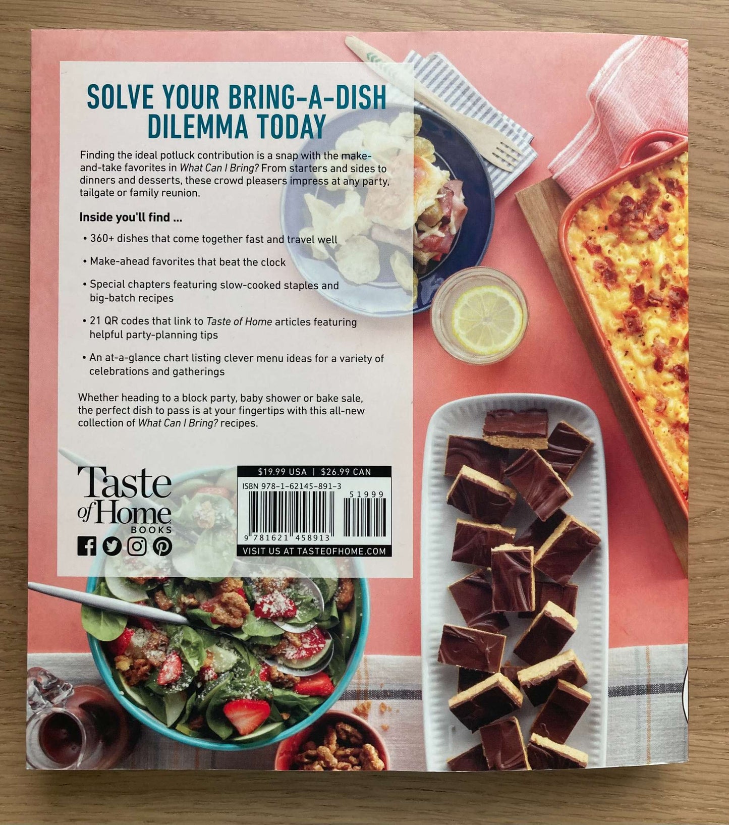 NEW Cook Book What Can I bring?
