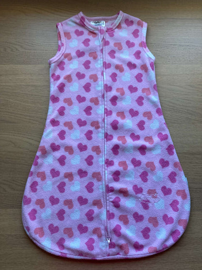 Pink Fleece Sleepsack, Size 6-18 mos, 12-18 Months (Large)