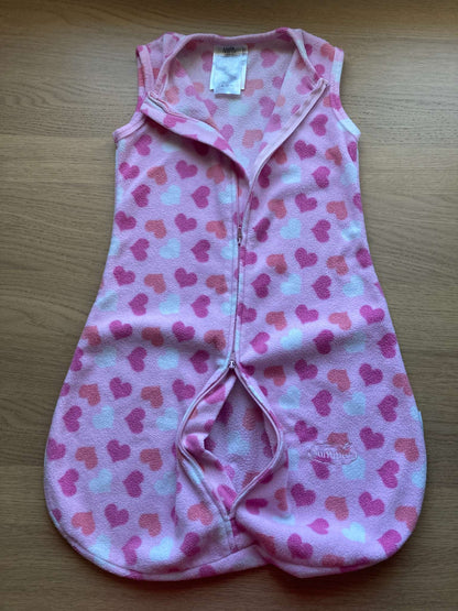 Pink Fleece Sleepsack, Size 6-18 mos, 12-18 Months (Large)