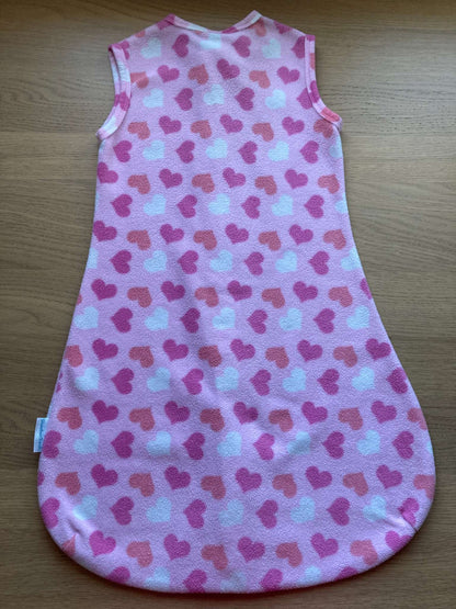Pink Fleece Sleepsack, Size 6-18 mos, 12-18 Months (Large)