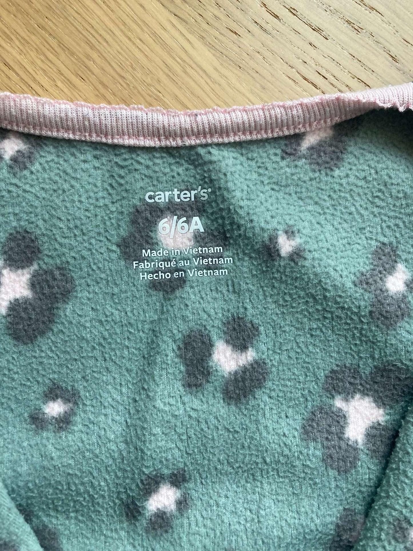 Bundle Two Fleece Onesie Pajamas, Size 6, Kids 6/6X (extra small)
