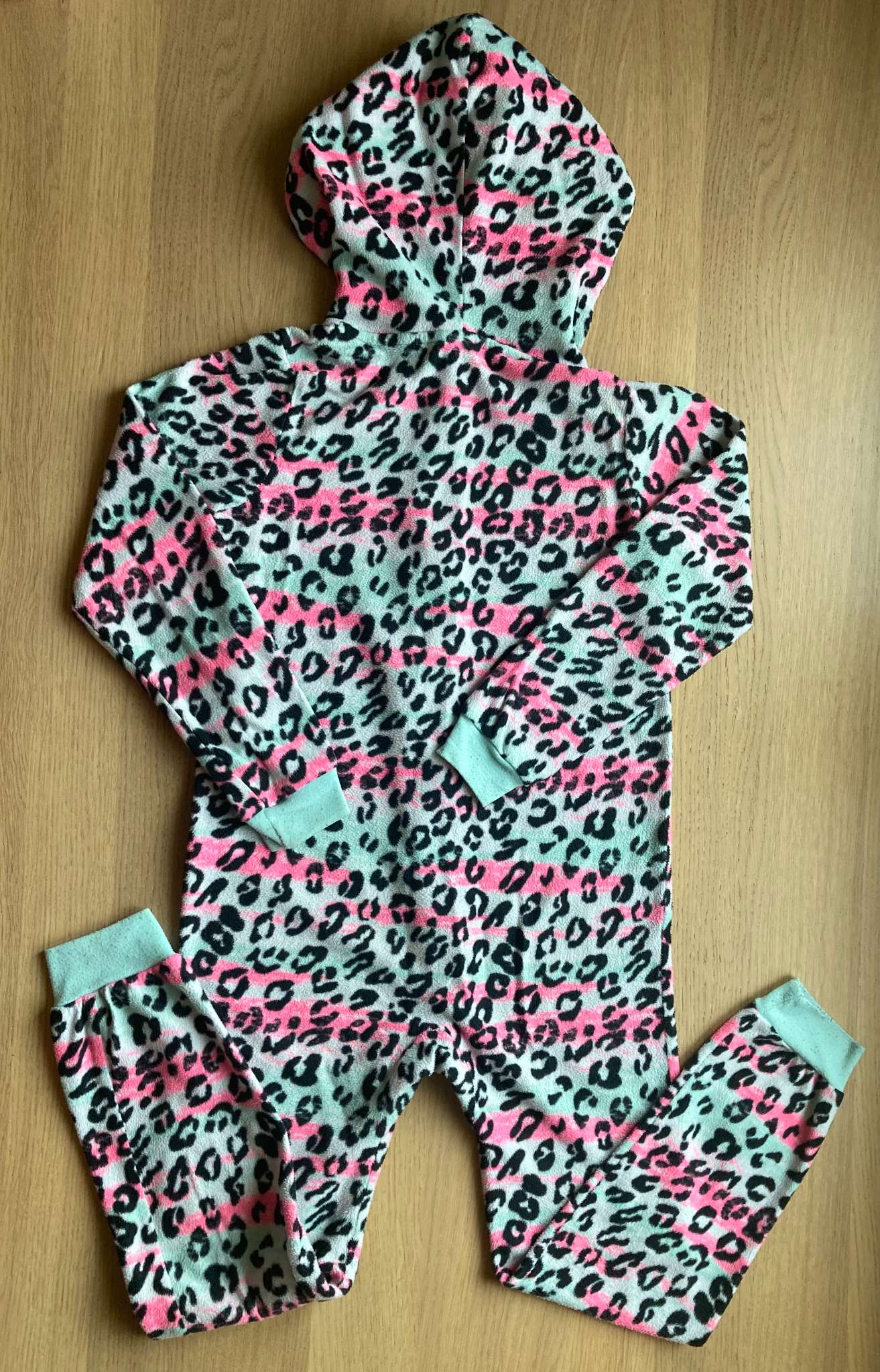 Bundle Two Fleece Onesie Pajamas, Size 6, Kids 6/6X (extra small)