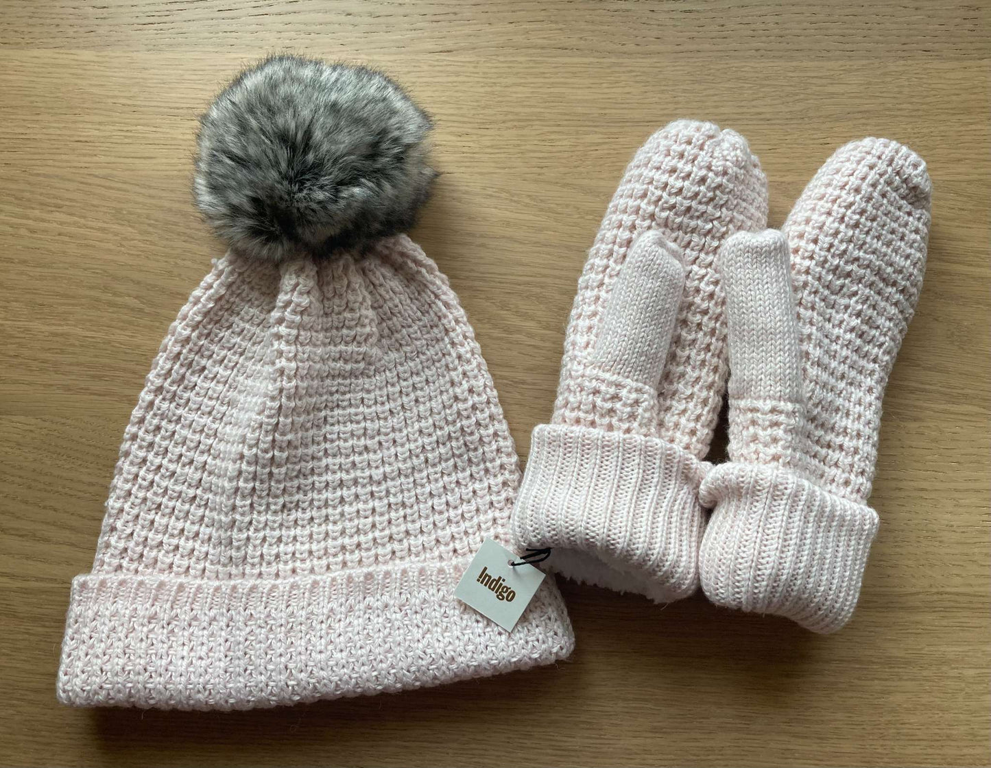 NEW Bundle Fall/Winter Hat & Mittens, Size 9-10, Kids 10