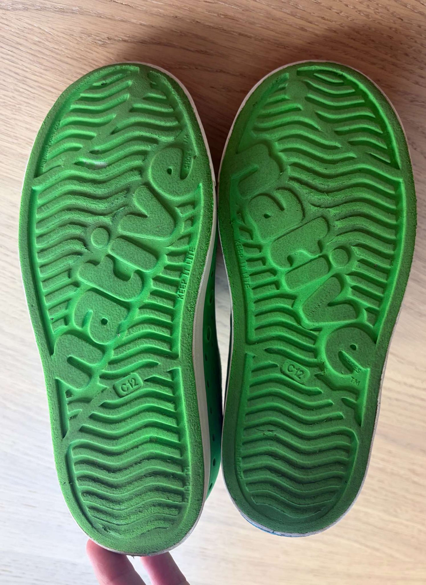 Green Apple Native Shoes Size 12, $60, Shoes 12 (Toddler:2-4yr)