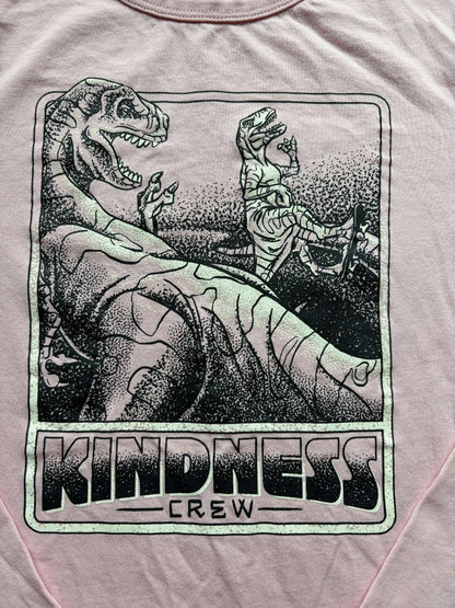 Kindness Shirt with Dinosaurs, Size 7-8, Kids 7