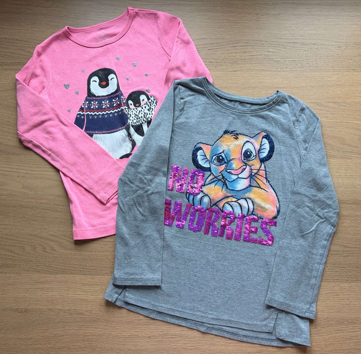 Bundle Two Long Sleeve Shirts, Size 6, Kids 6/6X