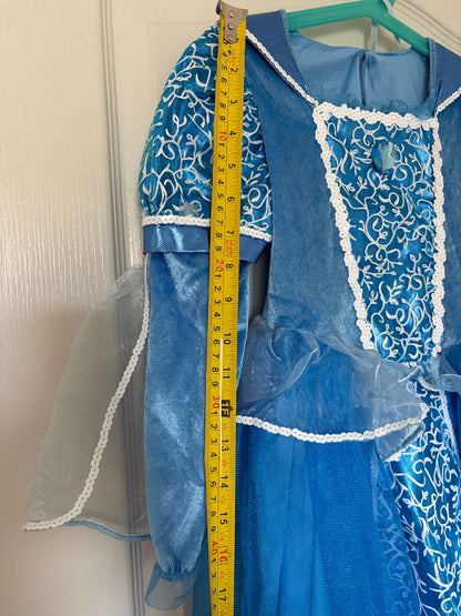 Elegant Blue Costume Dress, Size 5-7, Kids 6/6X