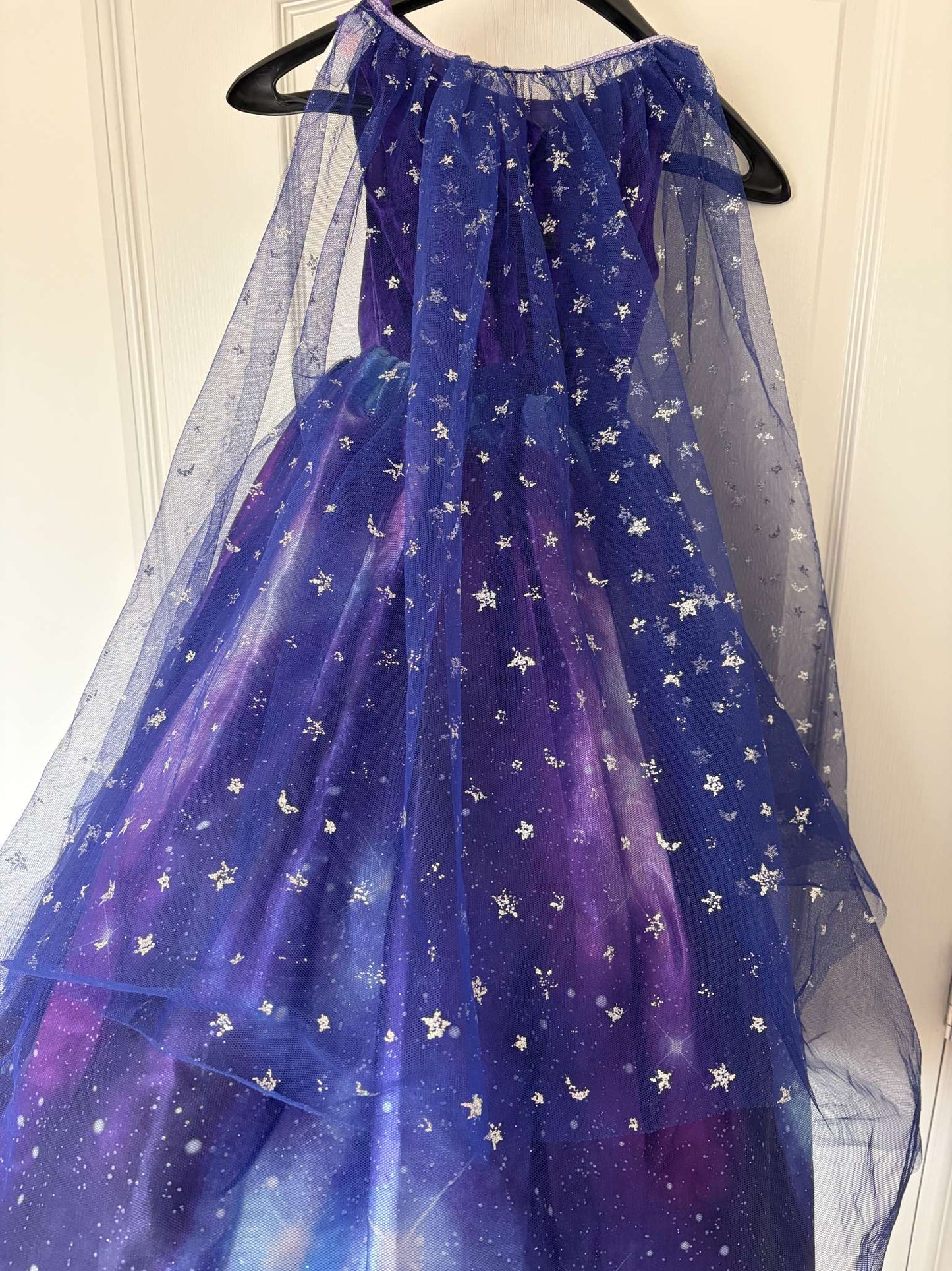 Full-Skirted Night Sky Costume Dress, Size 5-6, Kids 6/6X