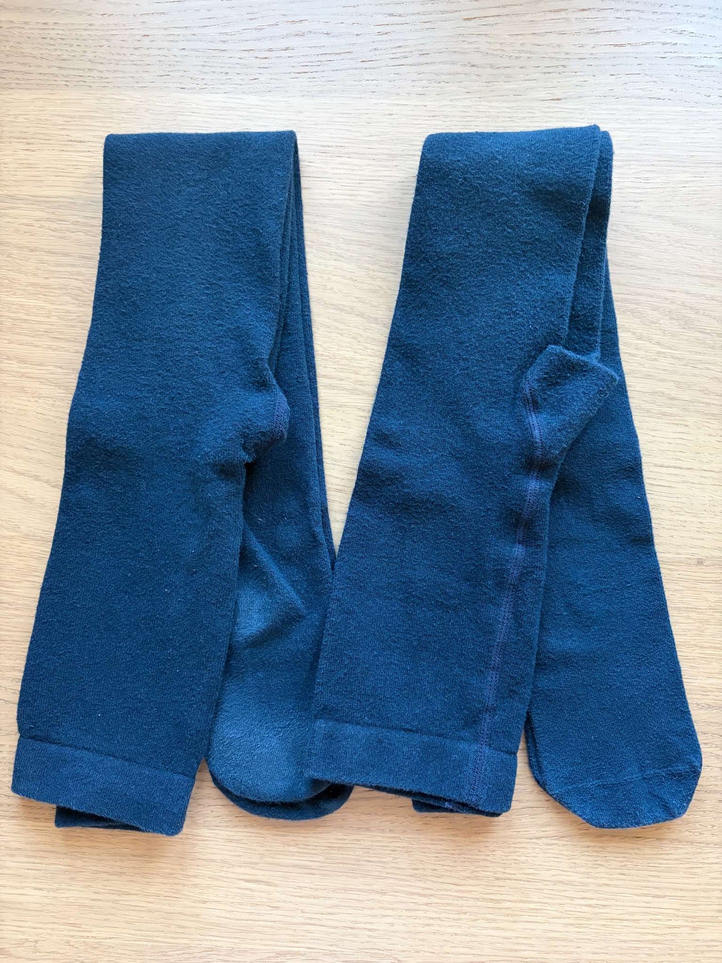Bundle Navy Blue Tights, Size 7-8
