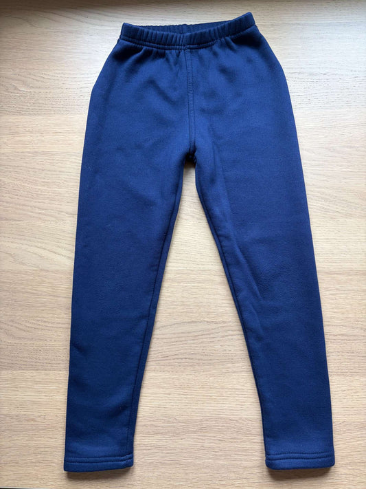 Fleece Lined Navy Blue Pants by Just Cozy, Size 7-8, Kids 7