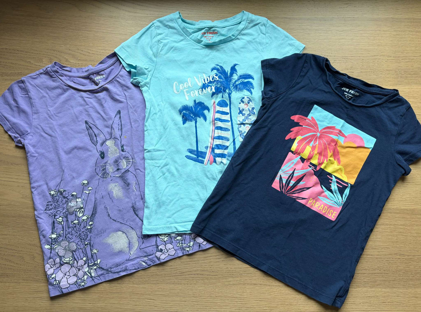 Bundle 3 T-shirts, Size 7-8, Kids 8