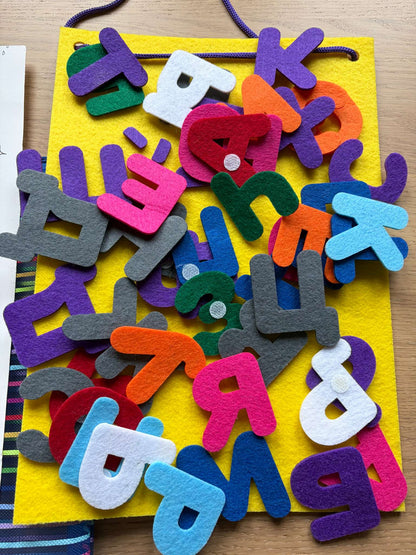 Felt Alphabet in Russian