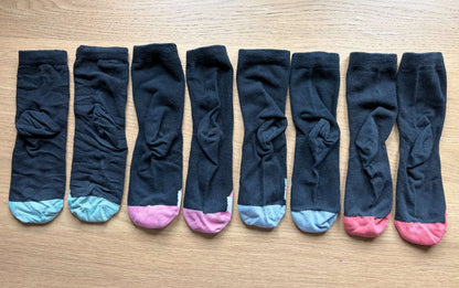 Bundle 4 Pairs of Socks, Size 8,5-12