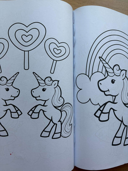 Unicorns Jumbo Colouring Book