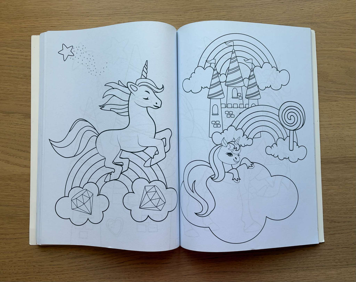 Unicorns Jumbo Colouring Book