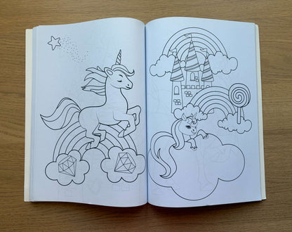 Unicorns Jumbo Colouring Book