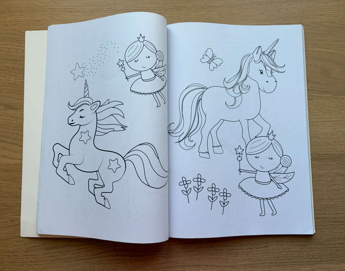 Unicorns Jumbo Colouring Book