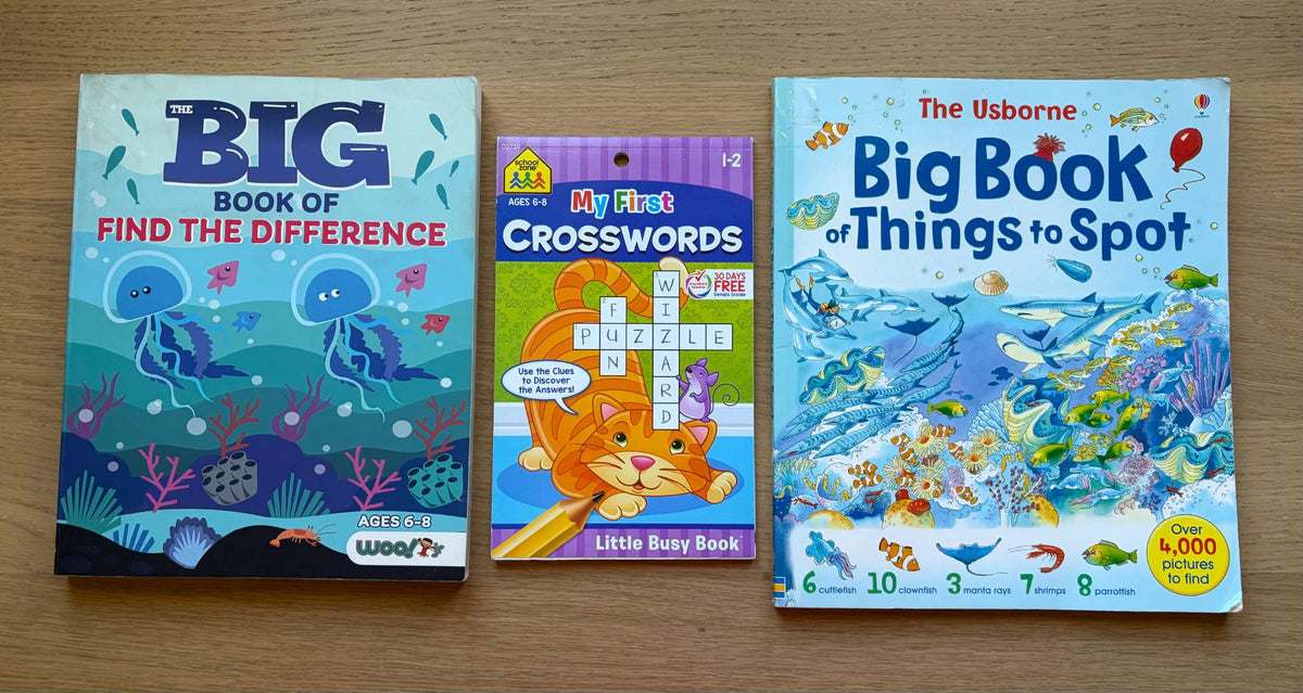 Bundle of Activity Books, $60