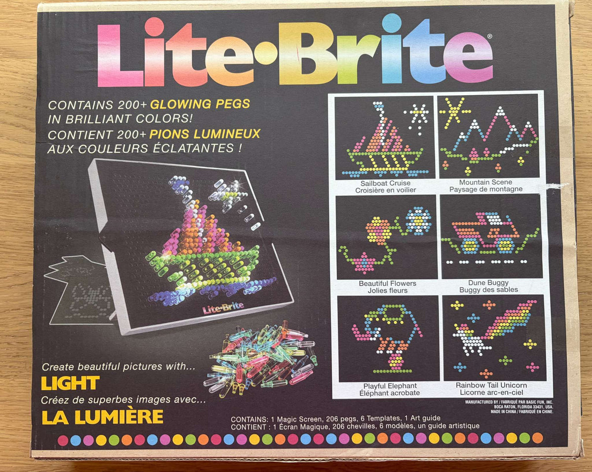 Lite Brite, $30