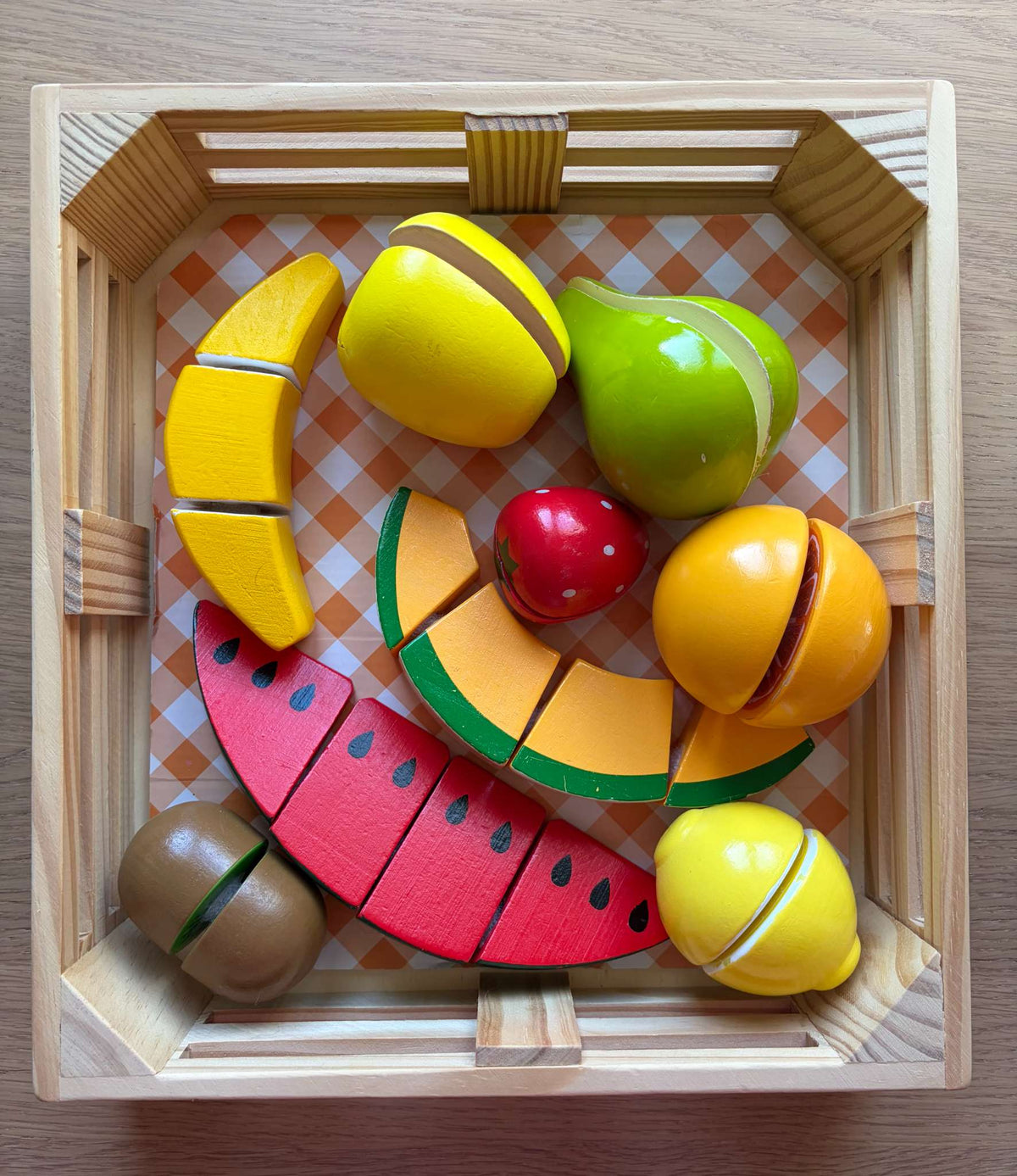 Bundle Wooden Fruits & Veggies, $70