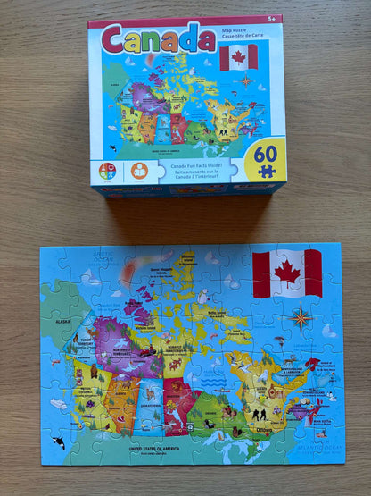 Canada Map Puzzle