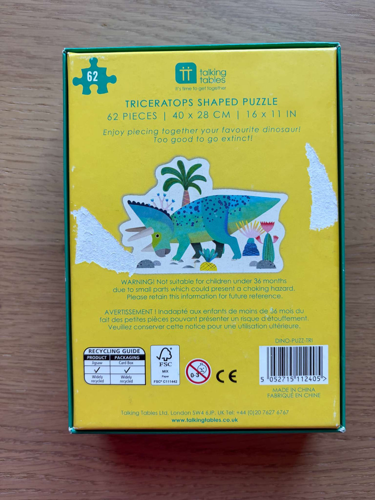 Triceratops Puzzle