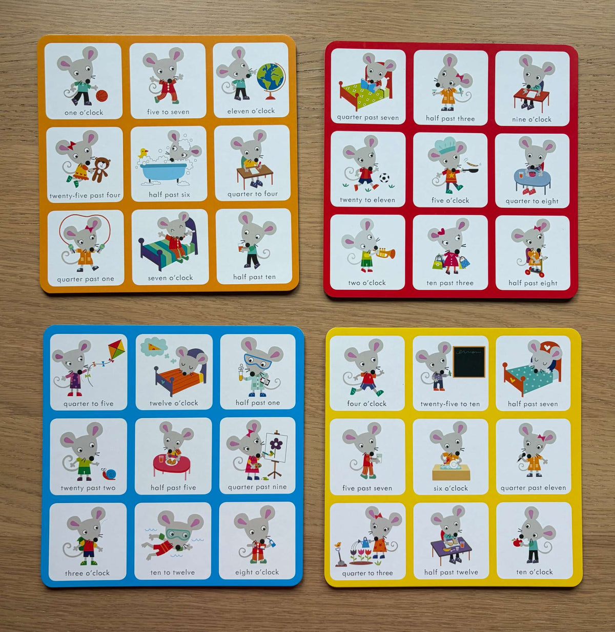 Telling the Time Bingo/Matching Game