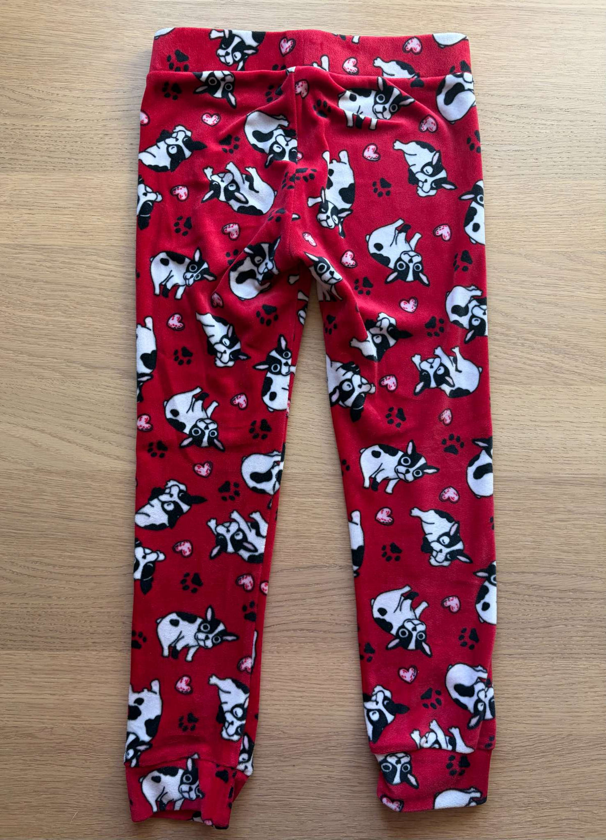 Velvet Pants with Dogs, Size 6, Kids 6/6X