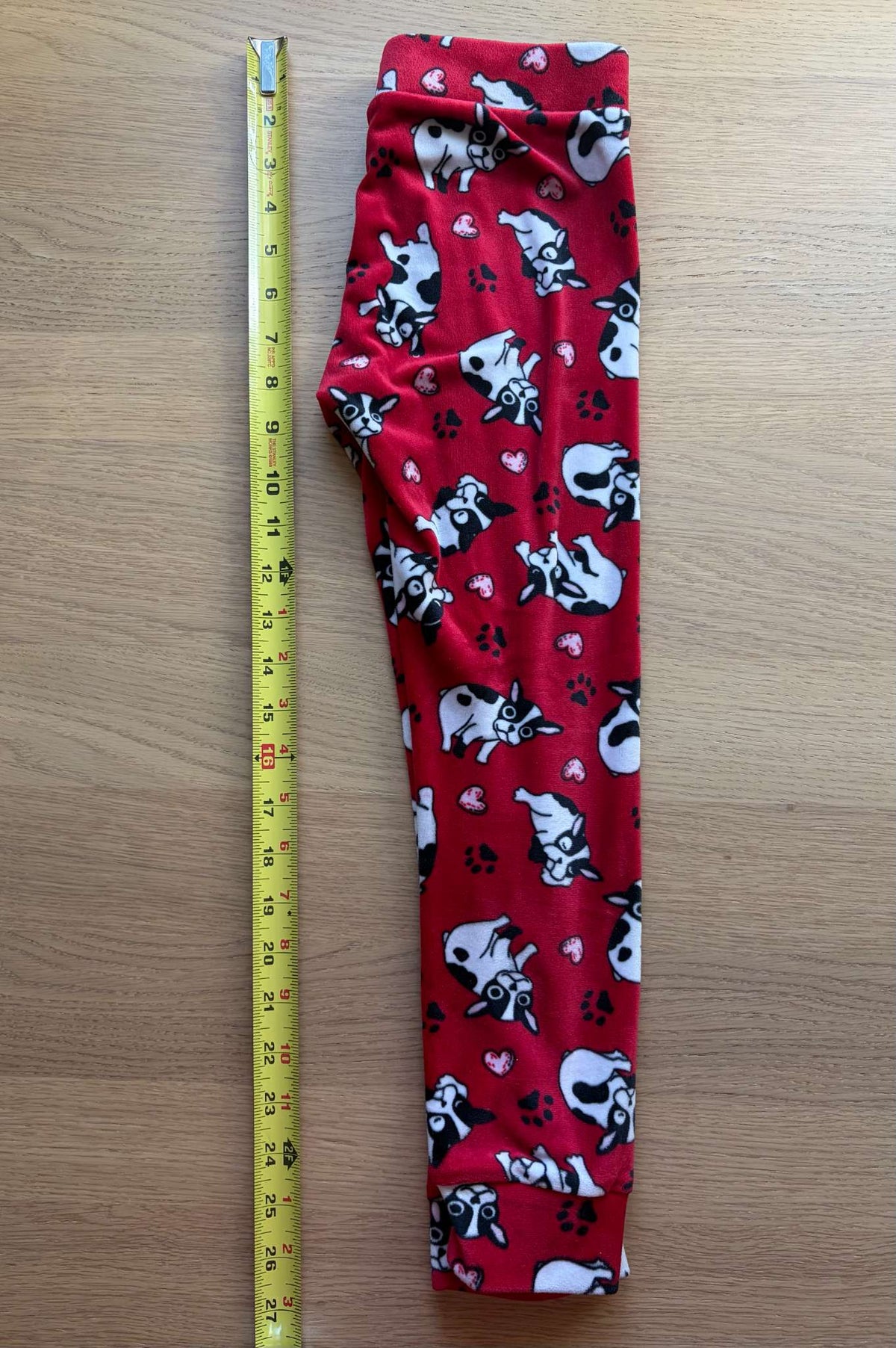 Velvet Pants with Dogs, Size 6, Kids 6/6X