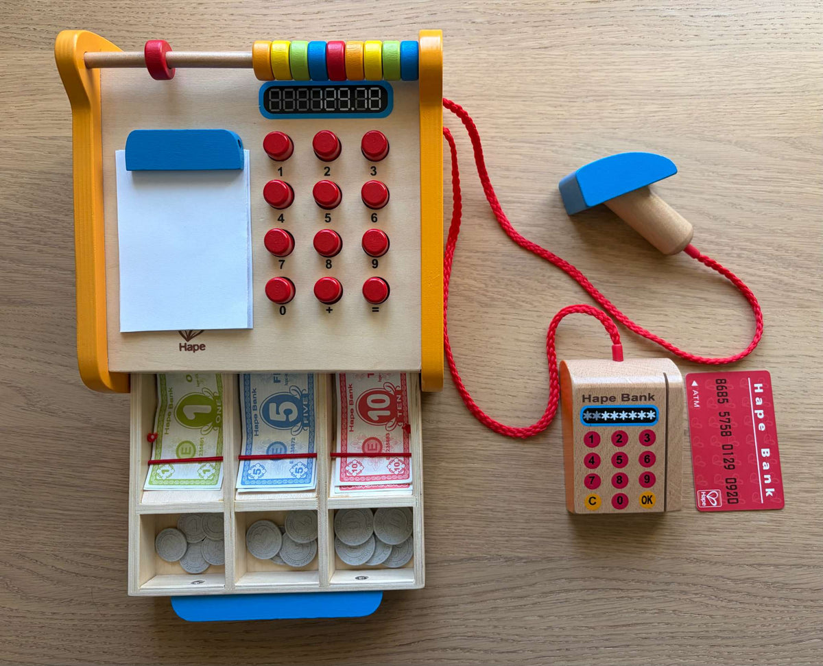 Hape Wooden Cash Register, $60