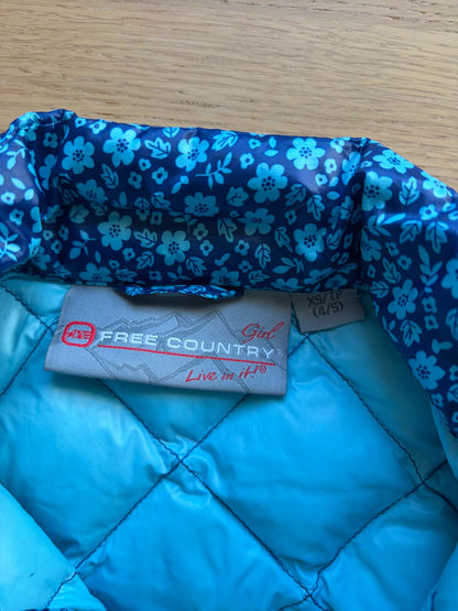 Blue Puffy Vest, Size 4-5, Kids 5/5T