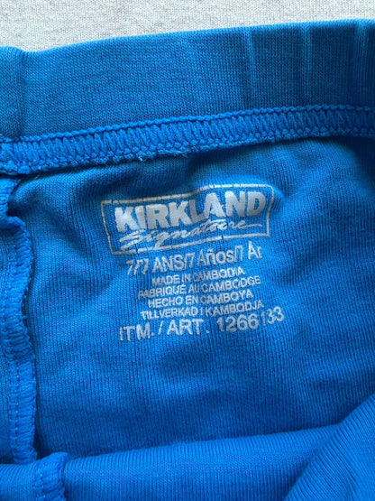 Blue Pajamas Set, Size 7, Kids 7