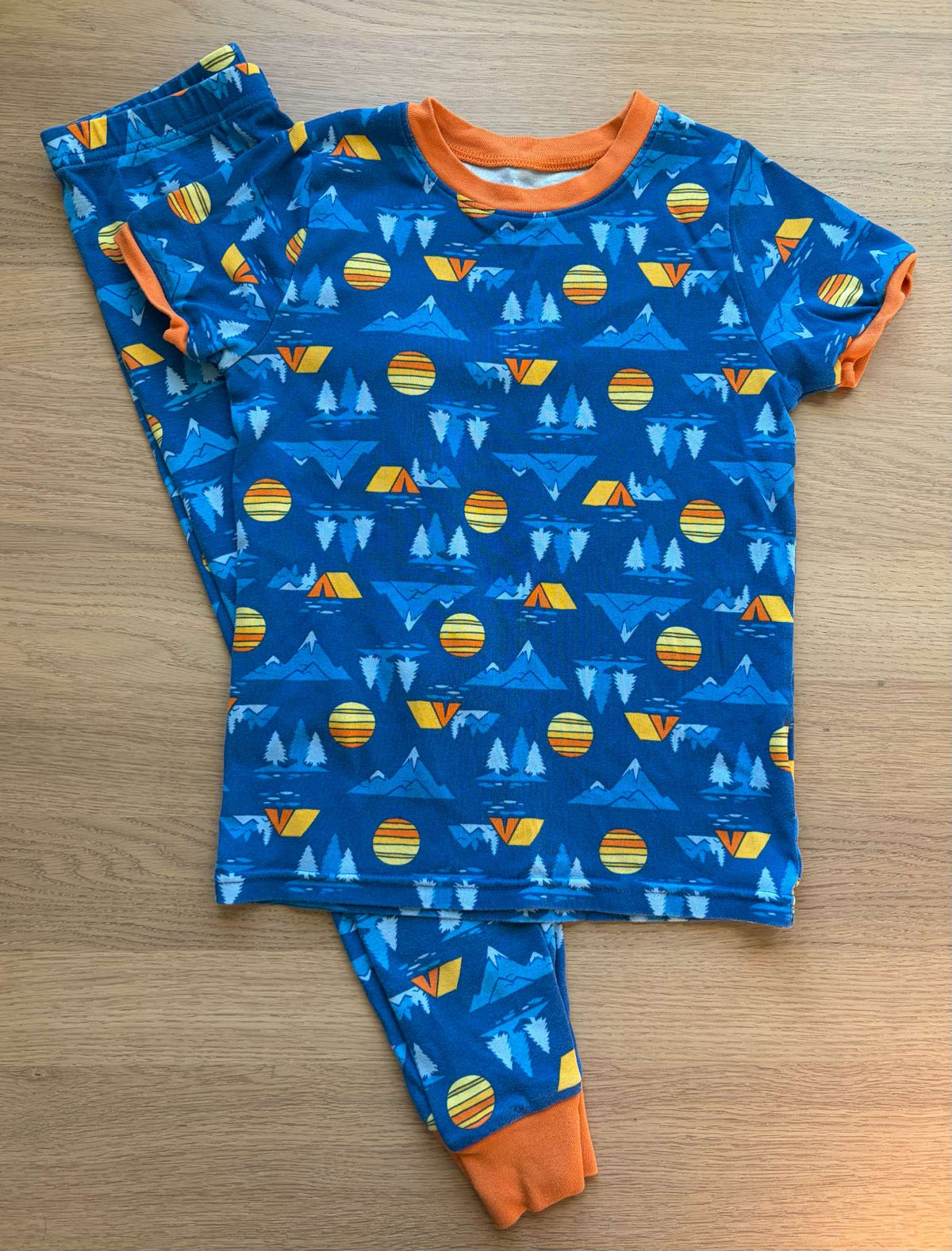 Blue Pjs set, Size 7, Kids 7
