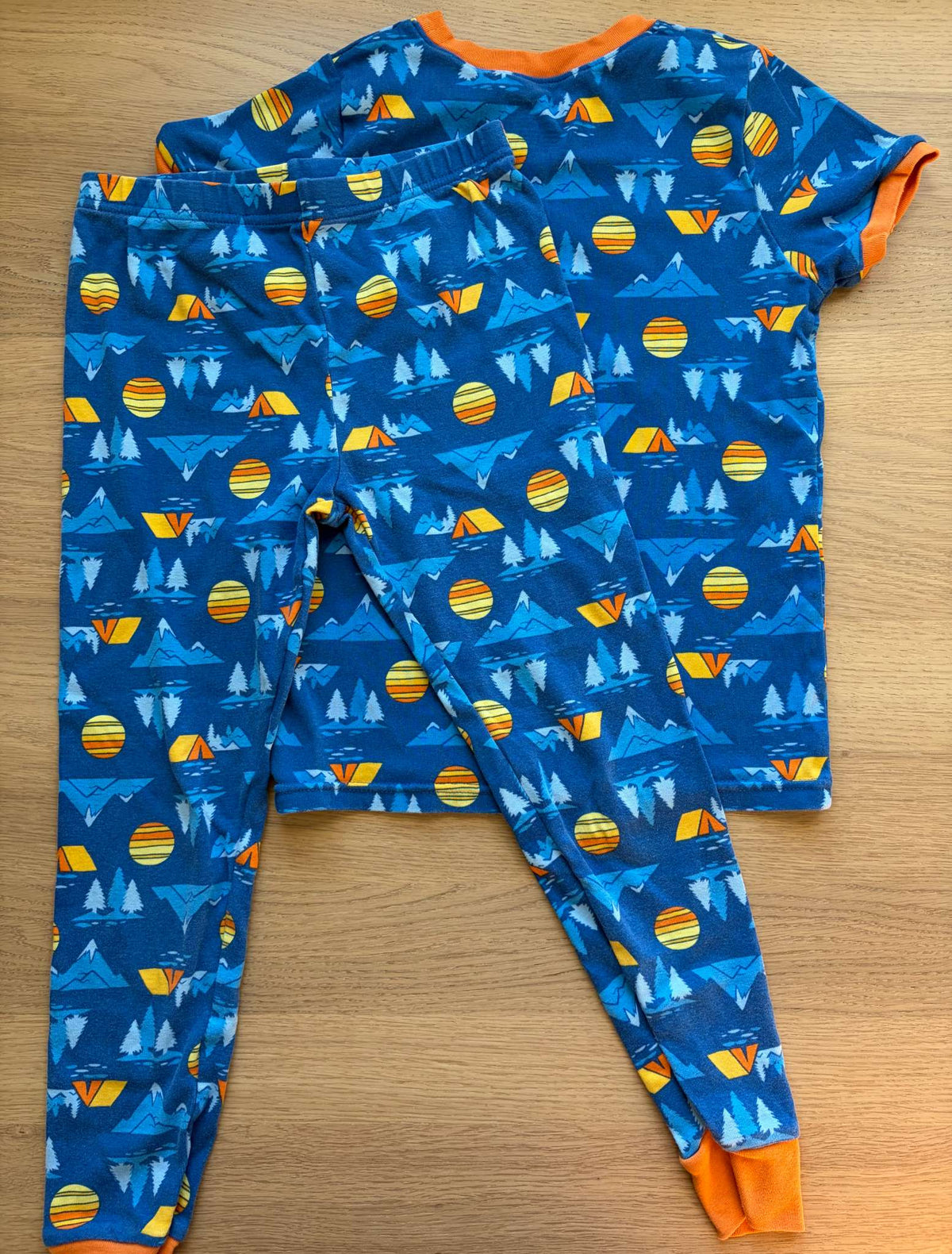 Blue Pjs set, Size 7, Kids 7