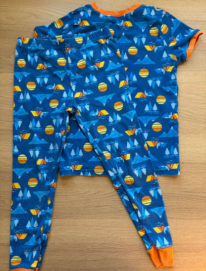 Blue Pjs set, Size 7, Kids 7
