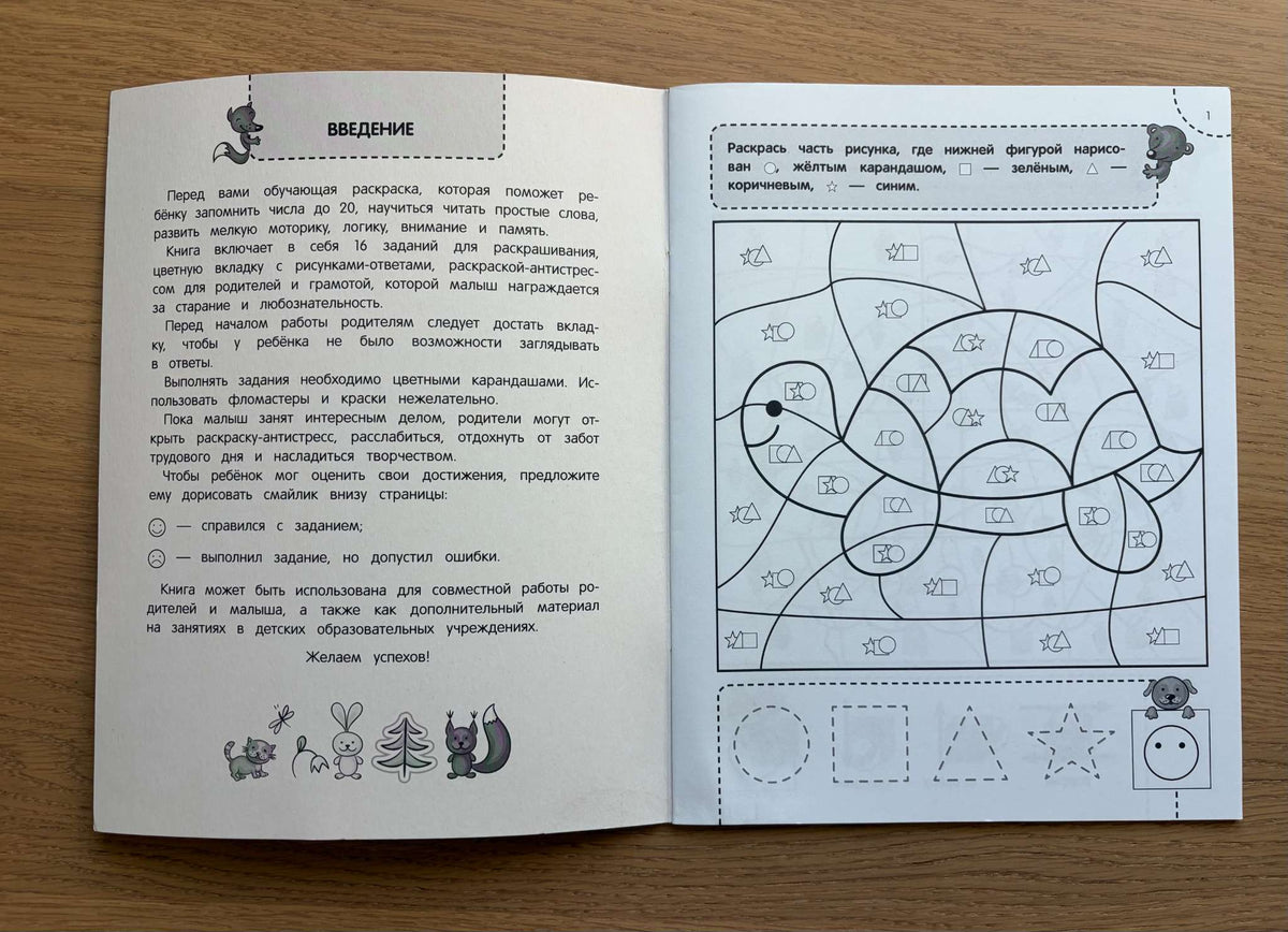 NEW Activity Book in Russian