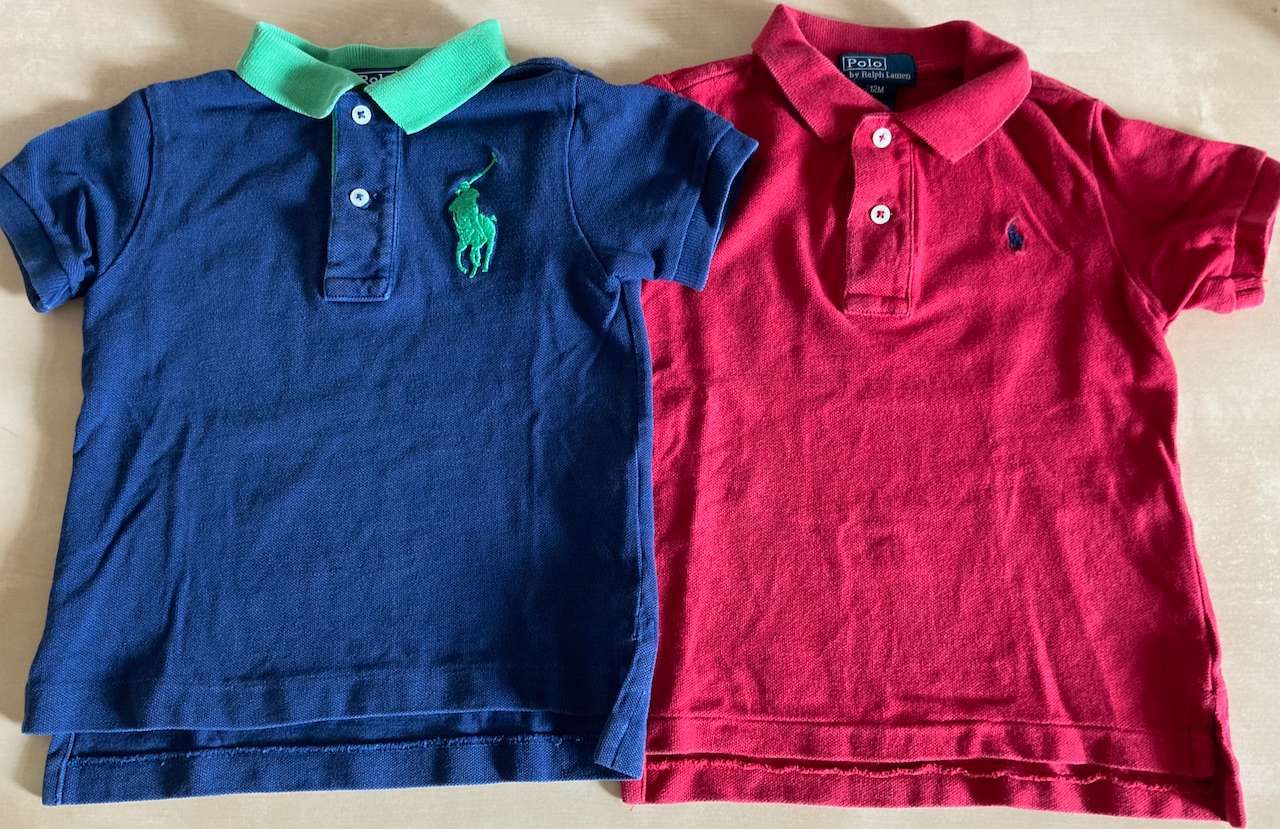 Polo shirts, Ralph Lauren, 12m. Bundle of 2, Kids 12 Month (9-12M)