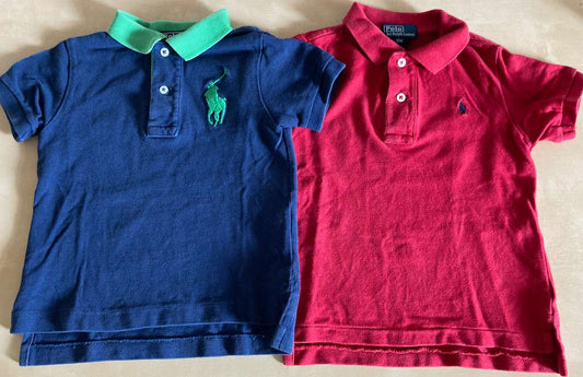 Polo shirts, Ralph Lauren, 12m. Bundle of 2, Kids 12 Month (9-12M)