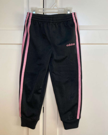 Adidas black & pink girls sweatpants. 3T, Kids 3T
