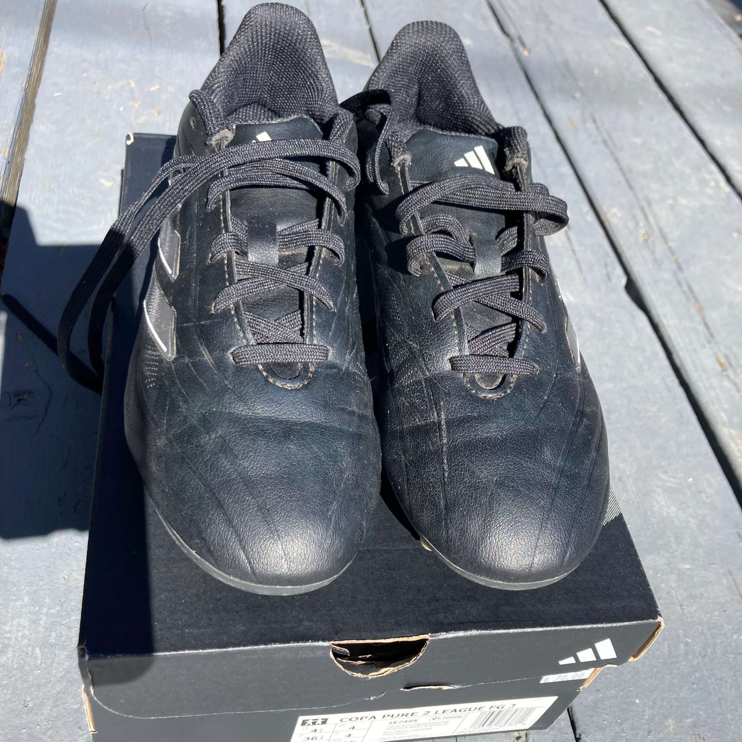 Soccer cleats, Adidas, Big Kid Size 4.5, Shoes 4.5 (Big Kids:8–12yr)
