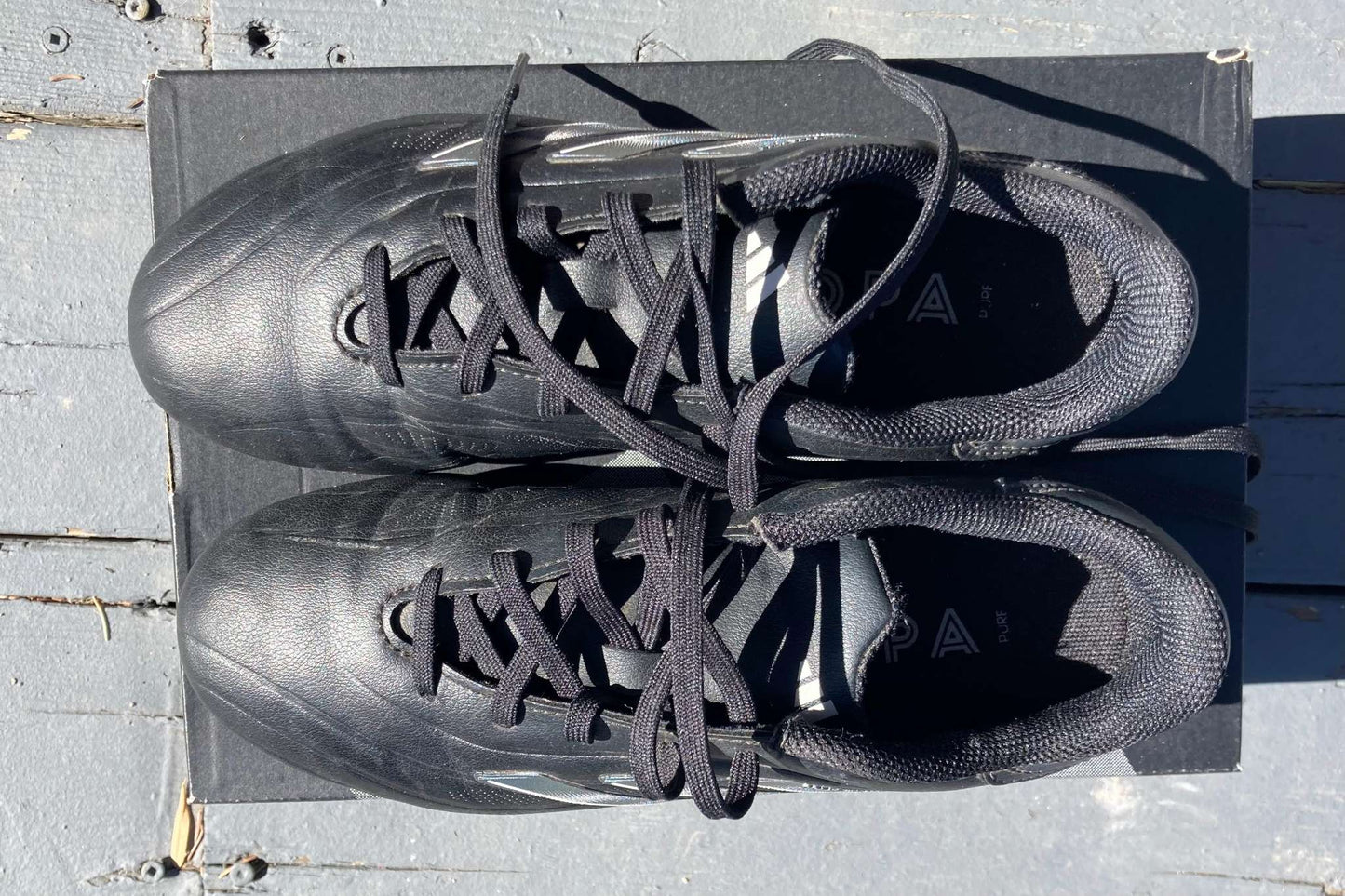 Soccer cleats, Adidas, Big Kid Size 4.5, Shoes 4.5 (Big Kids:8–12yr)