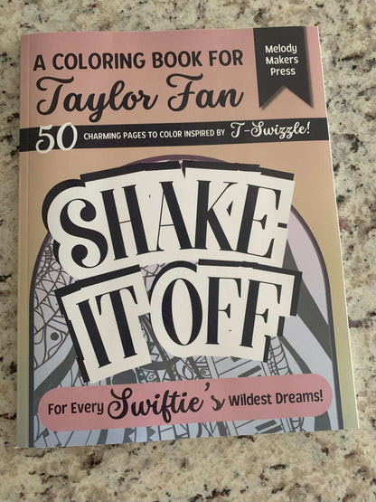 Shake It Off Taylor Swift Colouring Book - NEW