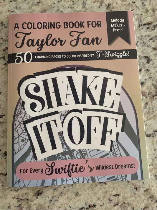 Shake It Off Taylor Swift Colouring Book - NEW