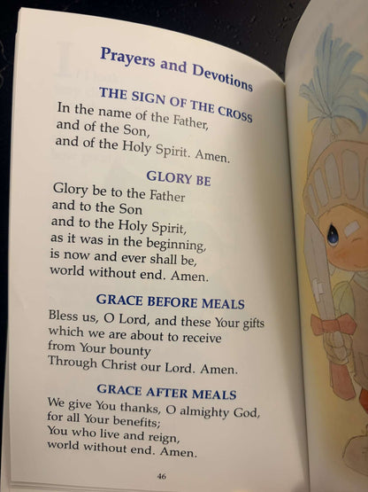 Precious Moments Book of Prayers Catholic Edition, Rememberance of my First Communion - New Unused