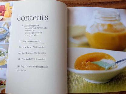 Cooking for Baby Food Book